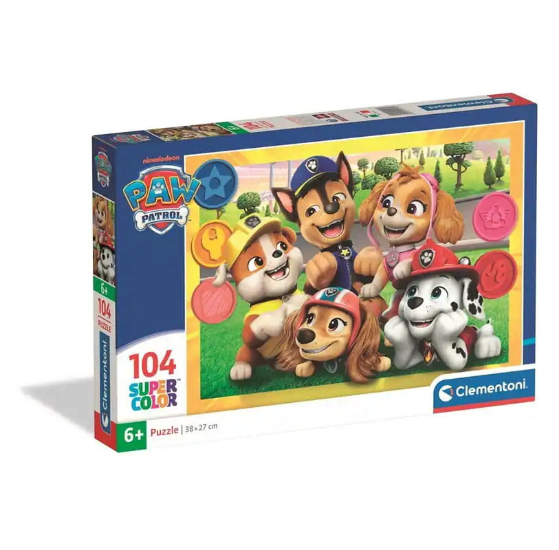 Sista chansen - Clementoni Puzzle 104 Pcs Paw patrol