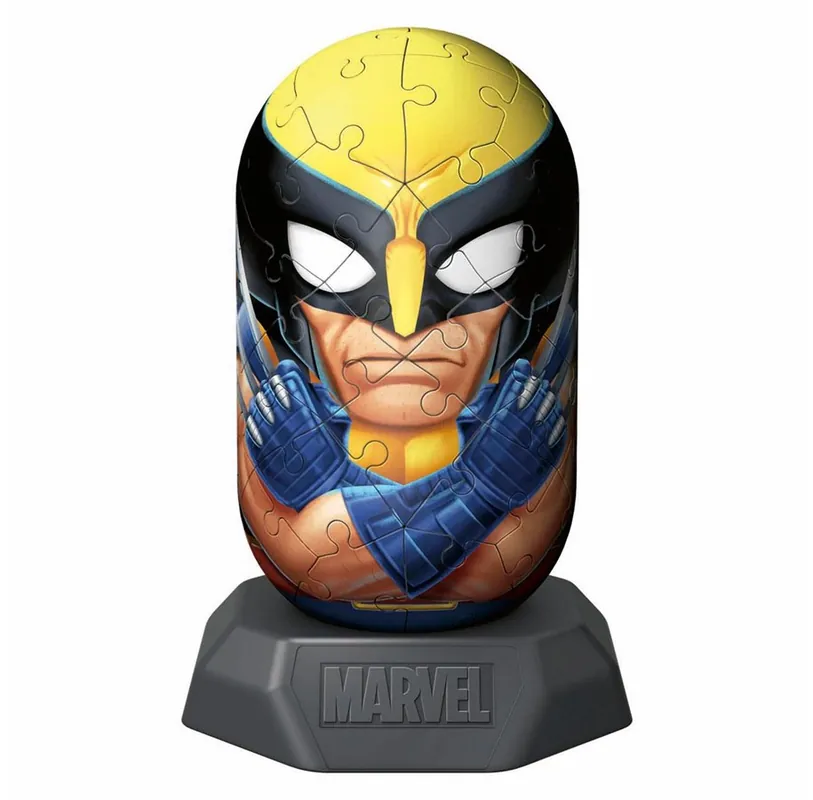 Kundernas favorit - Ravensburger 3D Puzzel Hylkies Marvel Wolverine 54st. 3D pusselspel