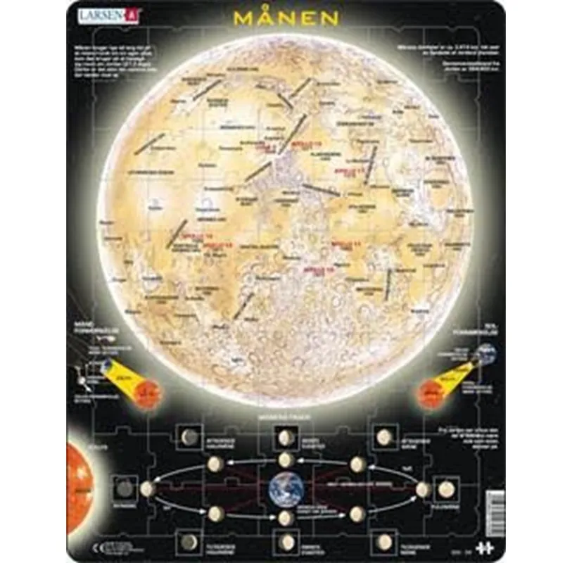Mycket populär | Larsen Puzzles Puzzle Moon - 70 pieces Maxi (36.5x28.5 cm) 2D Pussel