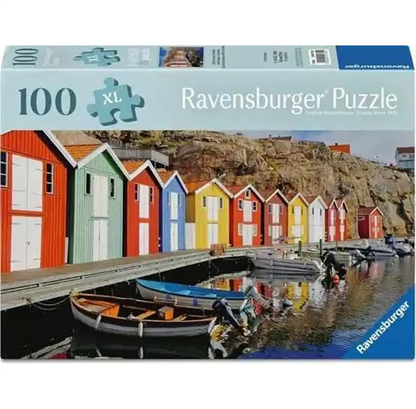 Finns tillgänglig - Ravensburger Colorful Houses in Sweden 100p Ad - 9+