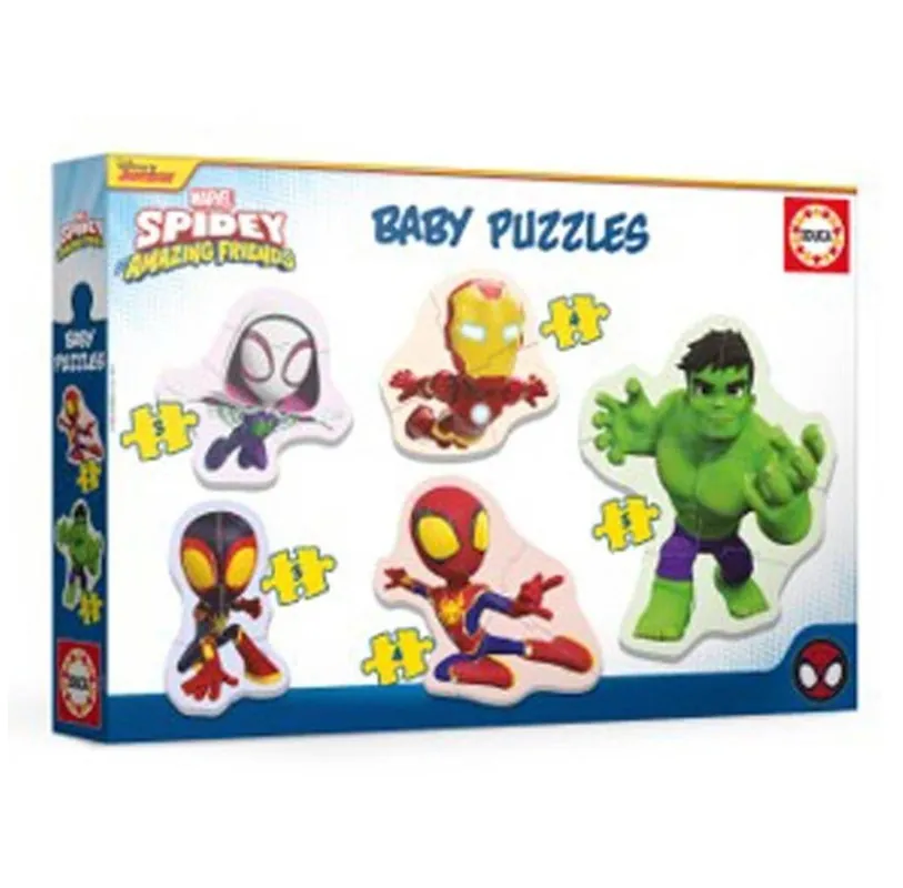 Så länge lagret räcker - Educa Baby Puzzles Spidey & hans fantastiska vänner