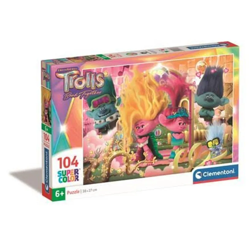 Precis tillagt - Clementoni Puzzle Trolls 3 104 pieces 2D Pussel