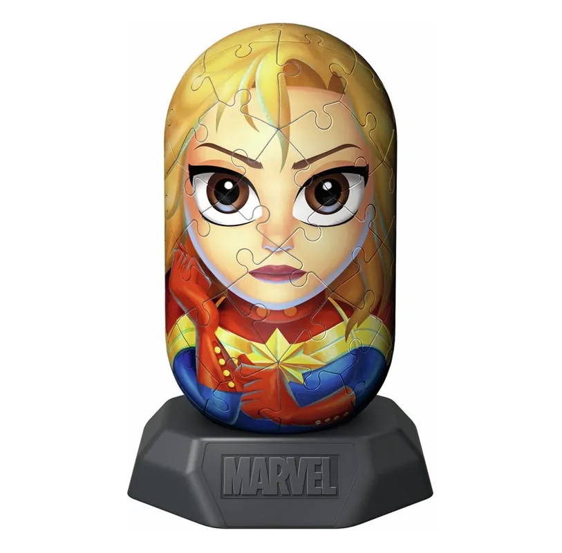 Ravensburger 3D Puzzel Hylkies Marvel Captain Marvel 54st. 3D pusselspel | Nytt i webbutiken