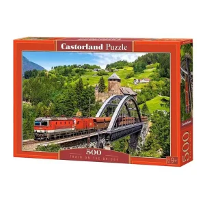 Selecta Play Castorland Jigsaw Puzzle Train on the Bridge 500pcs. 2D Pussel | Extra bra pris
