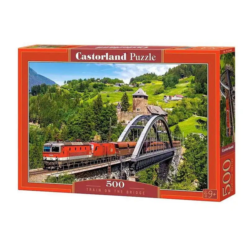 Selecta Play Castorland Jigsaw Puzzle Train on the Bridge 500pcs. 2D Pussel | Extra bra pris