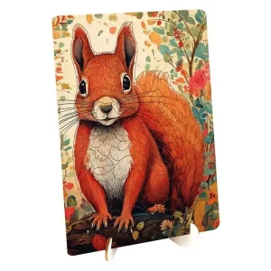 Reapris - Creative Craft Group Wooden Puzzle Squirrel - Unique Shapes - 130 pcs. Trä
