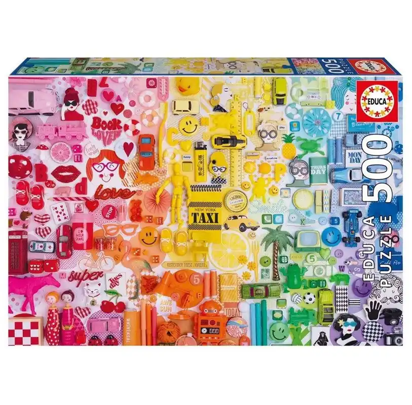 Educa 500 Colorful Collage | Beställ idag