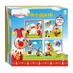 Bambolino Toys - 4in1 Puzzle Jokie 16pcs. 2D Pussel - Nytt hos oss