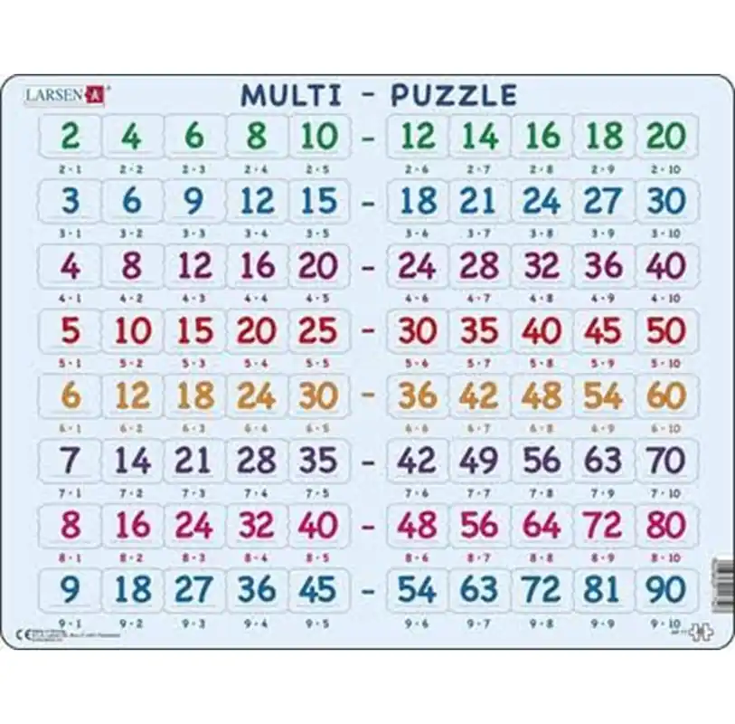 Larsen Puzzles Puzzle Multi-Puzzle - 80 pieces Maxi (36.5x28.5 cm) 2D Pussel | Rabatter
