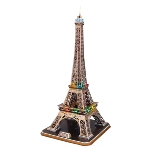 Prissänkt - Cubic Fun 3D Puzzle Eiffel Tower with LED Lighting 3D pusselspel