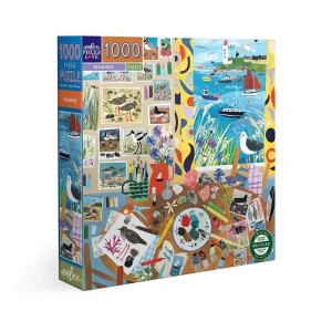 Kampanjpris - eeBoo Puzzle 1000 pcs - Seabirds