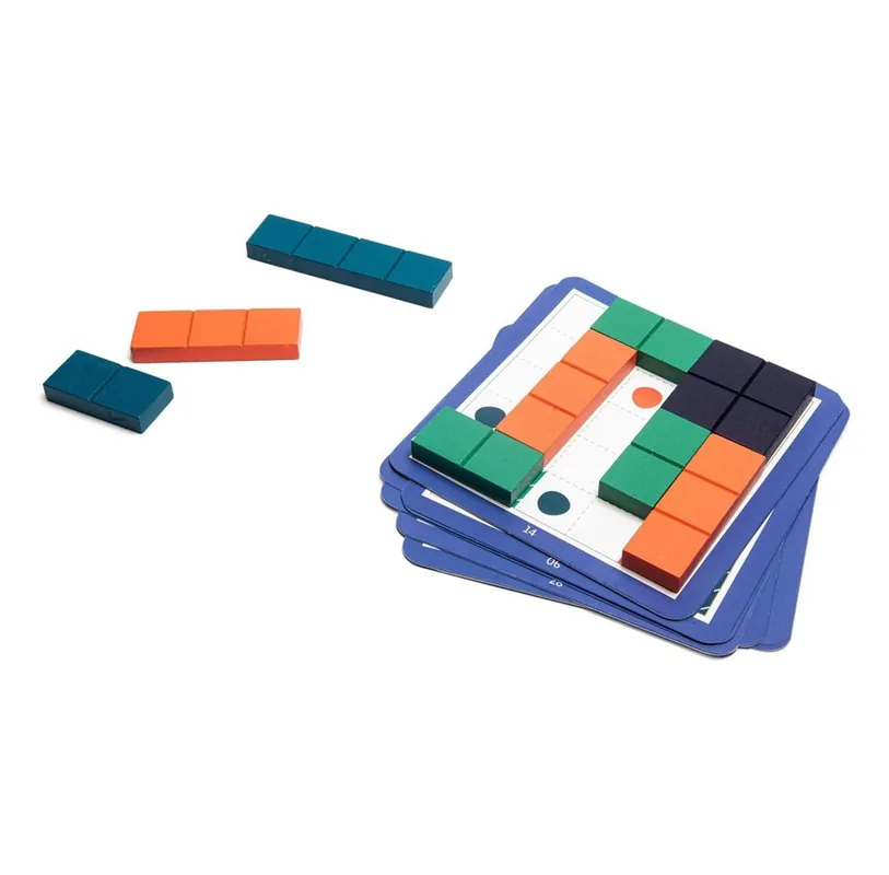 BS Toys Square Puzzle Wood - Shape Game Trä | Tidsbegränsat erbjudande