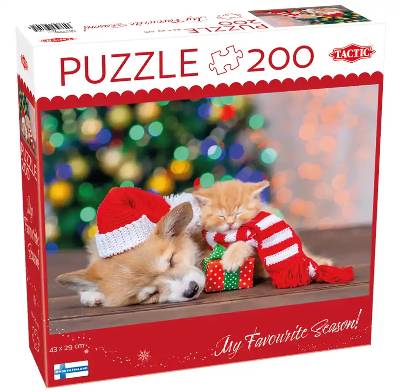 Tactic 200 pcs puzzle Paws and presents - Nyhet i webbutiken