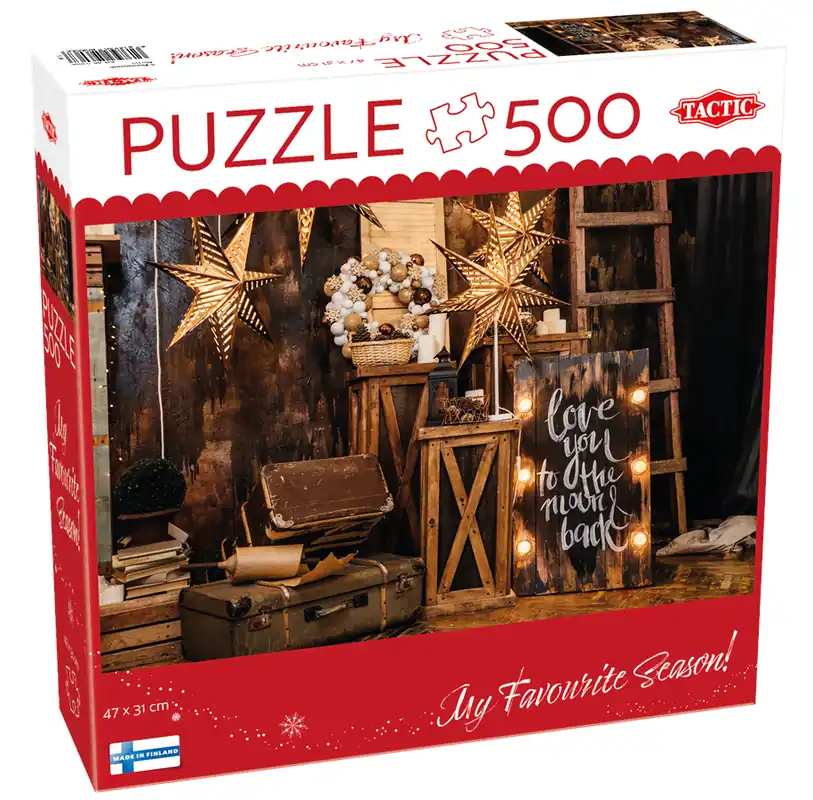 Finns i lager | Tactic 500 pcs puzzle Christmas decorations