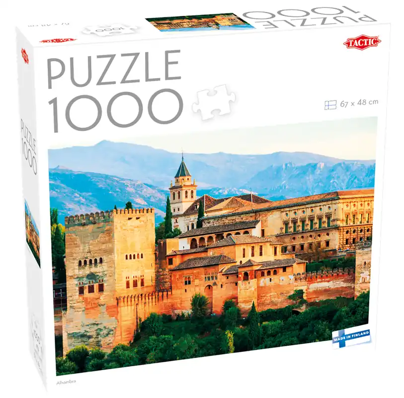 Tactic 1000 pcs puzzle Alhambra | Säker betalning