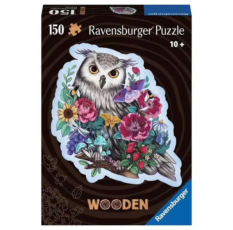 Ravensburger Wooden Owl 150p | Hög kvalitet