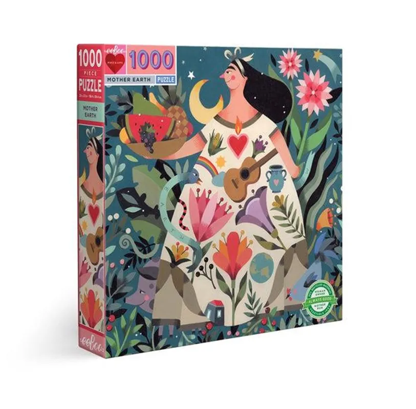 Mycket populär | eeBoo Puzzle 1000 pcs - Mother Earth
