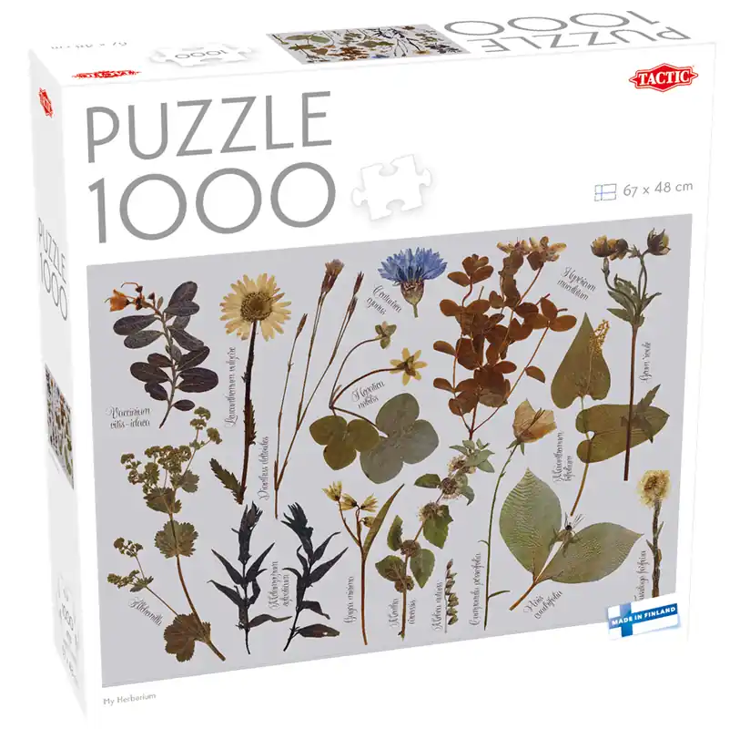 Tactic 1000 pcs puzzle My Herbarium | Snabb leverans