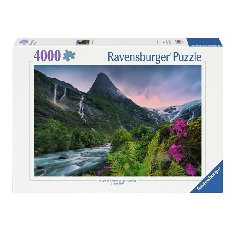 Ravensburger Stunning Mountain Vibes 4000p | Extra bra pris