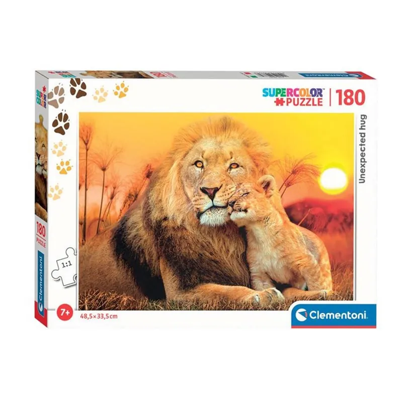 Clementoni Jigsaw Puzzle Super Color Unexpected Hug 180pcs. 2D Pussel - Köp direkt