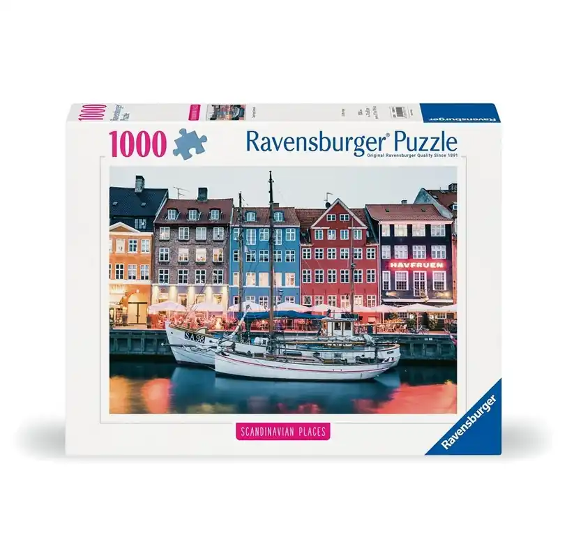Kundernas favorit | Ravensburger Scandinavian Copenhagen Denmark 1000p