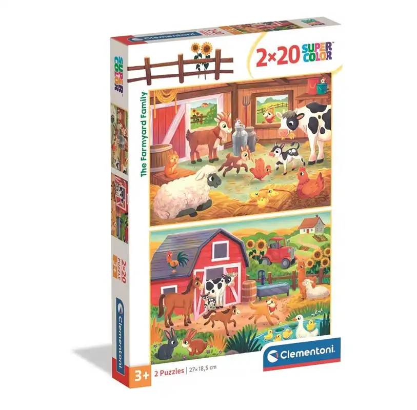 Direkt från fabriken - Clementoni Puzzle Noli 2x20 pieces 2D Pussel