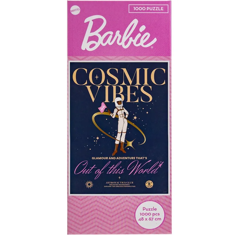 Premiumkvalitet | Tactic Barbie Cosmic Vibes puzzle (1000)
