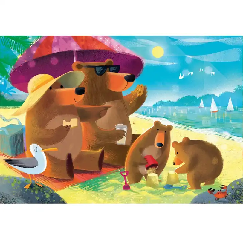 Lågt pris - Ravensburger Bear Family Vacations