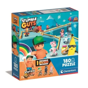 Clementoni Puzzle Square Box - Stumble Guys 180 pieces 2D Pussel | Mycket uppskattad