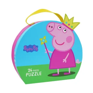 Peppa Pig - Suitcase w. Puzzle - Princess - Slutrea