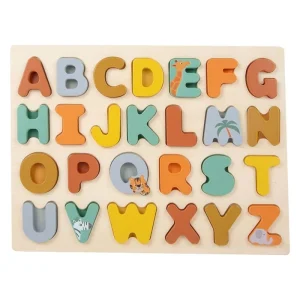 Small Foot - Wooden Alphabet Puzzle Safari | Bara denna vecka