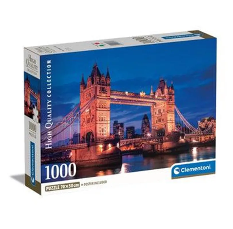 Clementoni Tower Bridge At Night (1000) | Dagens erbjudande