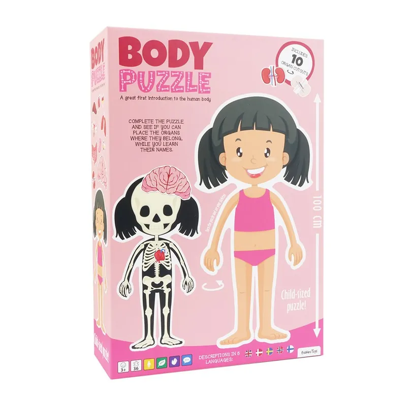 Barbo Classic Body Puzzle - Girl (GB DK SE NO FI) - Favorit hos kunderna