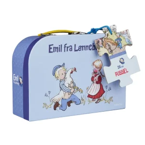 Rekommenderas | Emil fra Lønneberg Emil - Suitcase w. Puzzle - Outdoor