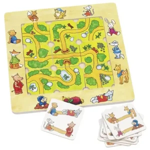 Precis inkommet - Goki Find Your Way Layout Game Trä