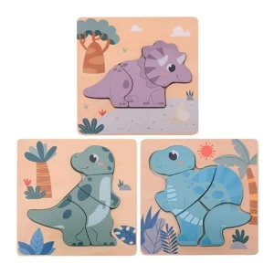 Jouéco Wooden Dino Puzzle Trä | Slutrea