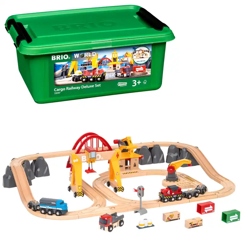 Fynd - BRIO - Cargo Railway Deluxe Set in Tub (33097)