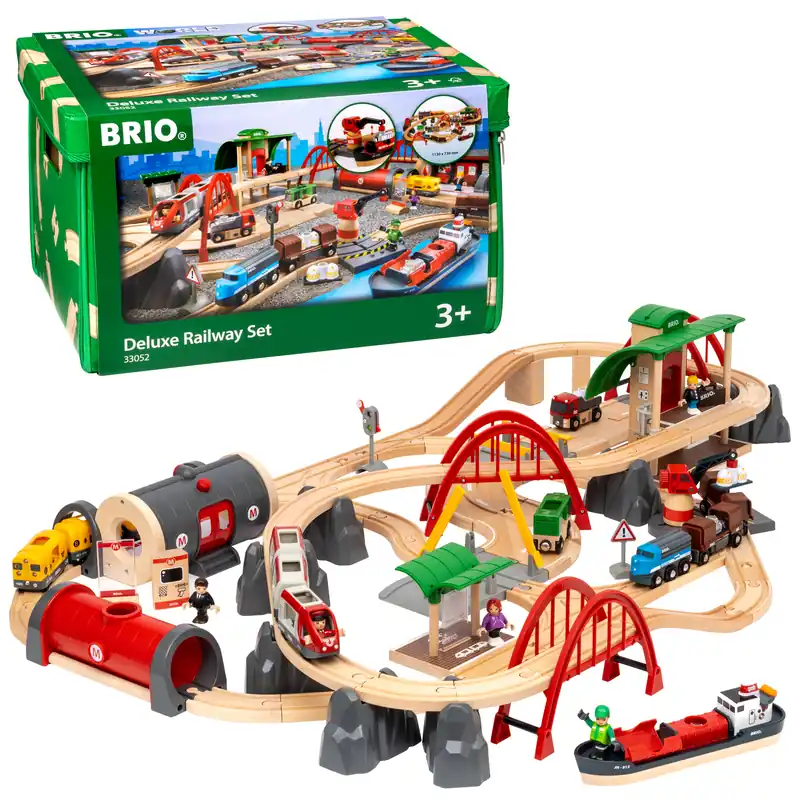 BRIO - Tågset Järnväg Deluxe (33052) - Utförsäljning