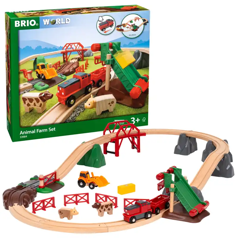 Deal - BRIO - Railway Farm Set (33984)