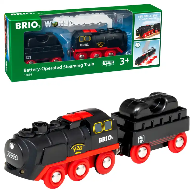 Fyndpris | BRIO - Battery-Operated Steaming Train (33884)