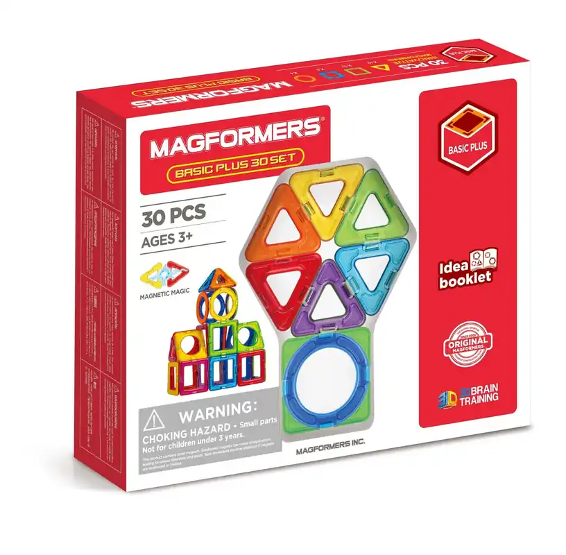 Magformers - Basic Plus 30 (3067) | Tidsbegränsat erbjudande