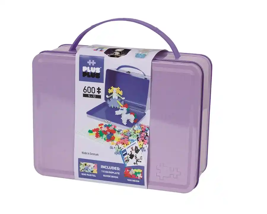 Toppkvalitet | Plus-Plus - Mini Pastell - Resväska Metal Purple, 600 st (7003)