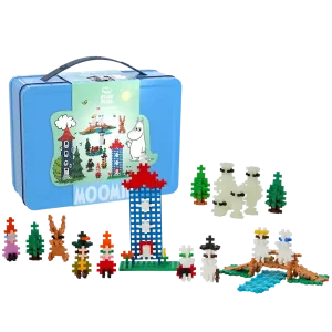 Bara denna vecka - Plus-Plus - Moomin Valley Tinbox Blue (4394)