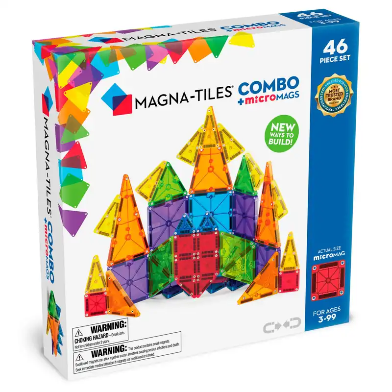 MAGNA-TILES - microMAGS Combo 46 pcs (90293) | Direkt från tillverkaren