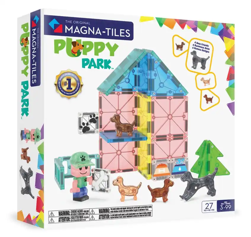 Premiumkvalitet | MAGNA-TILES - Doggy Daycare 27 pcs (90355)