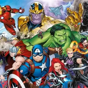 Avengers pussel med 104 bitar | Fyndpris