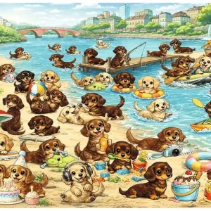 Bästsäljare - The Treflik Family - Dachshunds and Trefliks (Seek & Find)