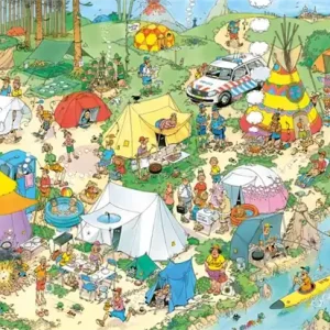 Camping in the Forest Pussel Haasteren 1000 bitar | Spara mer