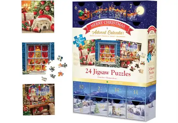 God Jul Eurographics Julkalender med pussel - Prissänkt