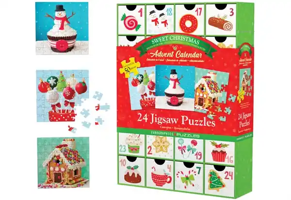 Sweet Christmas Eurographics julkalenderpussel - Erbjudandet går snart ut